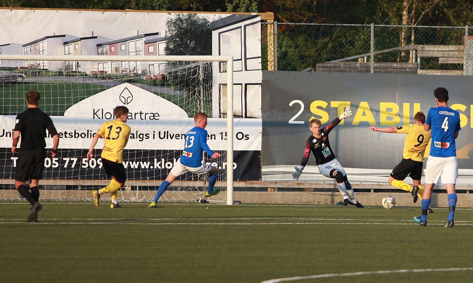 Ludvigsen skåra 3-3-målet. (Foto: KVB)