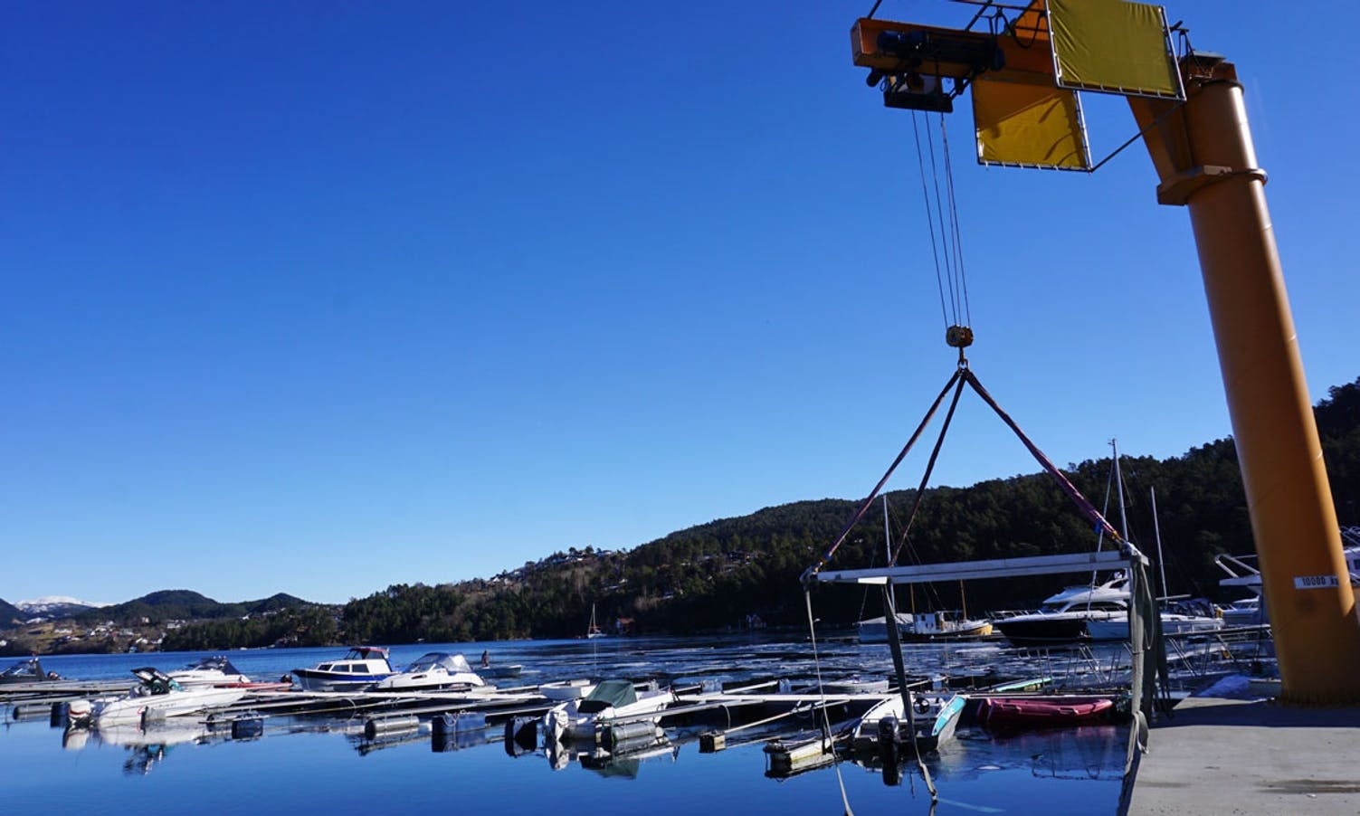 Drange har 200 båtplassar for utleige. (Foto: KVB)
