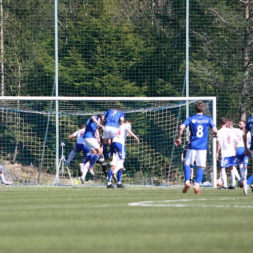 0-1 kom i 5. minutt. (Foto: Kjetil Vasby Bruarøy)