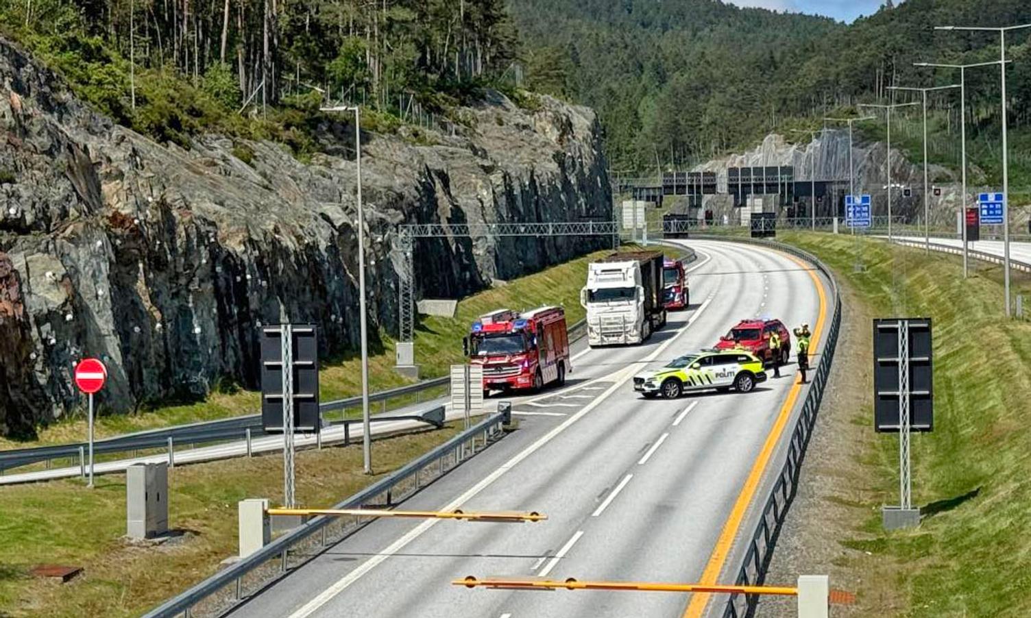 – Det gneistrar frå eit vogntog