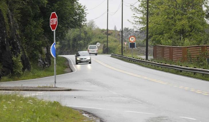 Politiet gjennomførte både fartskontroll og åtferdskontroll i går. (Foto: Kjetil Vasby Bruarøy)